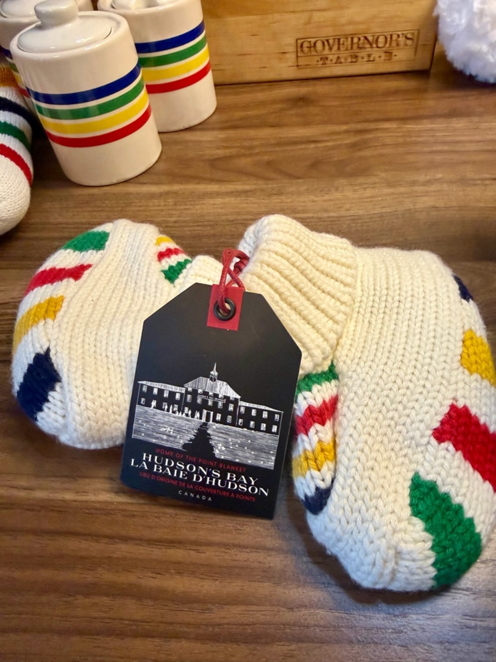 Hudson's Bay Company Knitted Infant Booties -6-12months